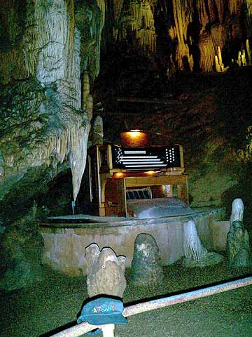 luray cavern rock organ underground