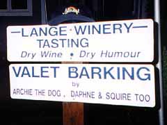 Lange Winery open hours information