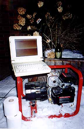Computer generator with wine